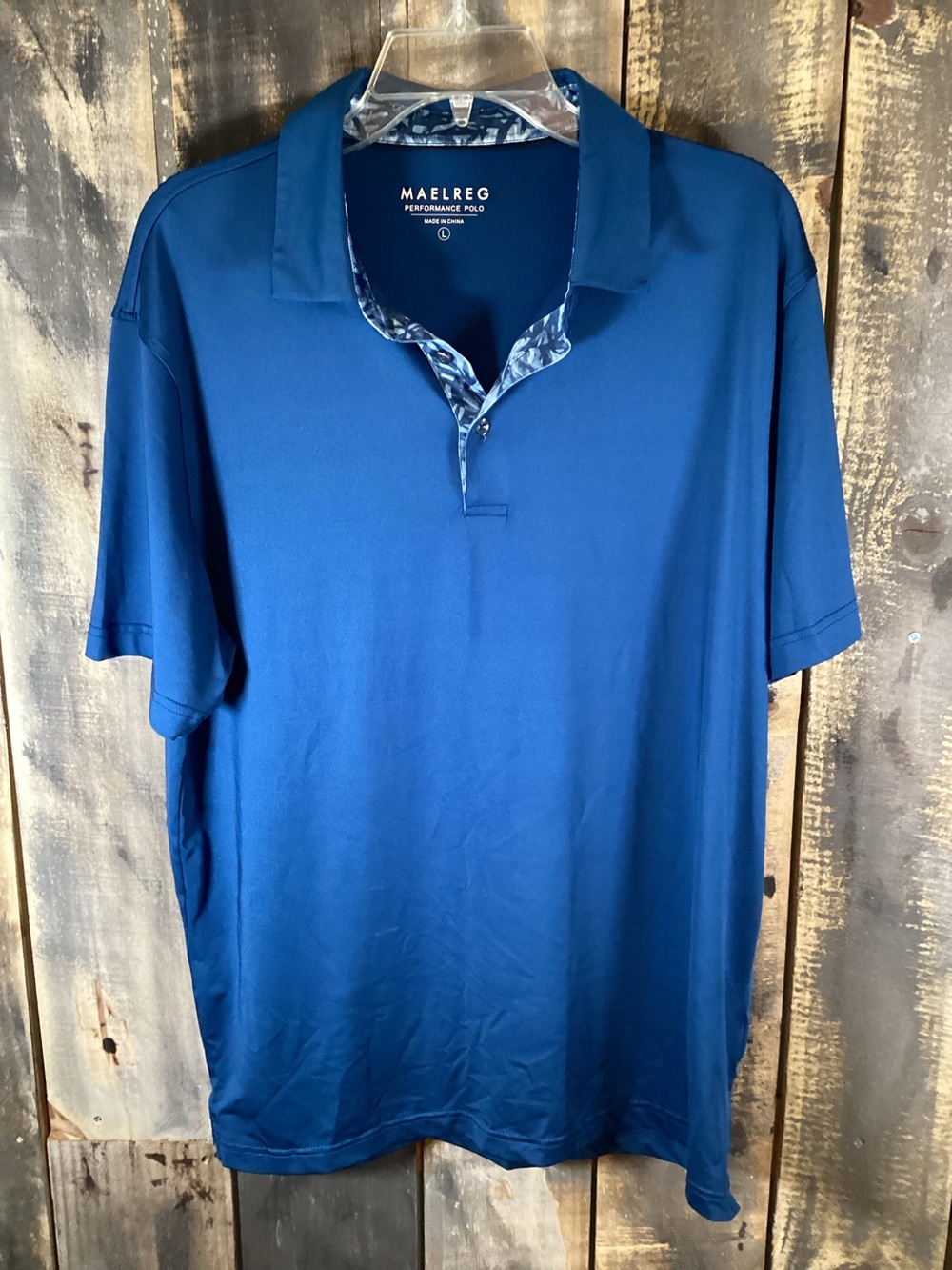 Maelreg Performance Polo golf shirt men’s size large